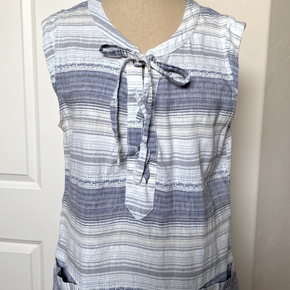 Eddie Bauer Activewear Dress Women’s S Mini hemp Cotton Beach Lagenlook coastal - Picture 4 of 14